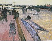 Vincent Van Gogh The Bridge of Triquetaille china oil painting artist
